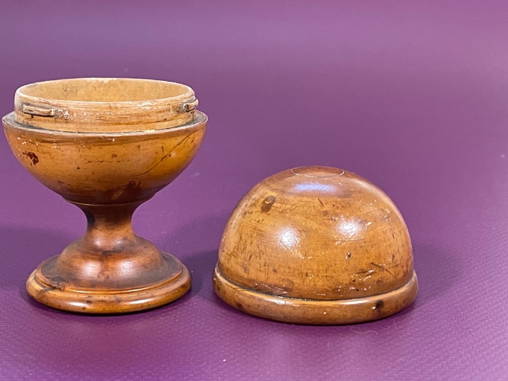 Antique  Boxwood Pill Silverer View VIII