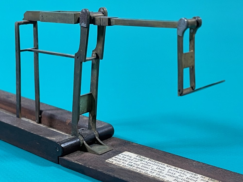 Antique Travelling Sovereign/Guinea Scales - maker Stephen Houghton View II
