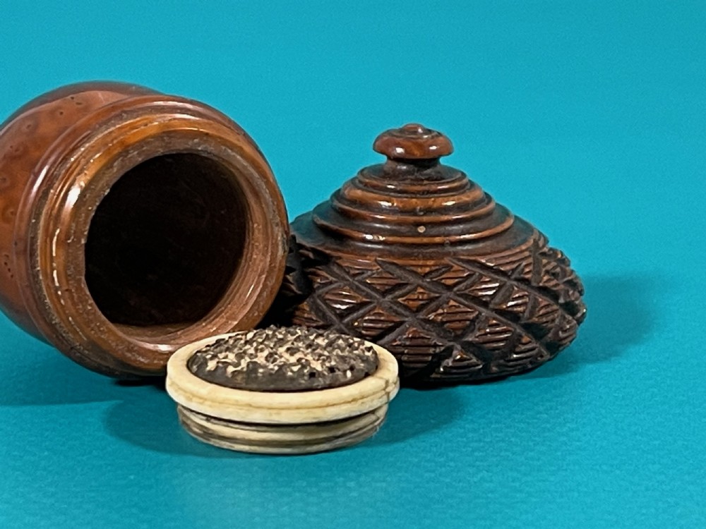 A Georgian Coquilla Nutmeg Grater View III