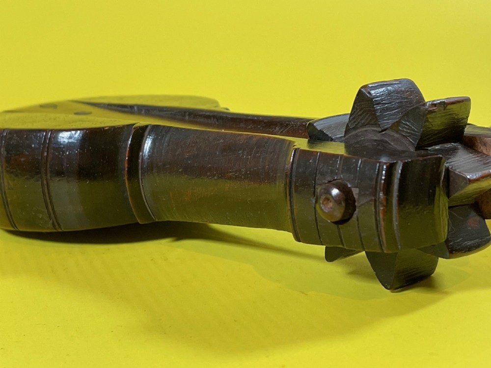 An Antique  Rosewood Bird Scarer - treen View VI