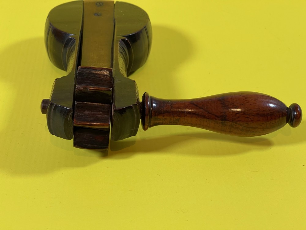 An Antique  Rosewood Bird Scarer - treen View IX