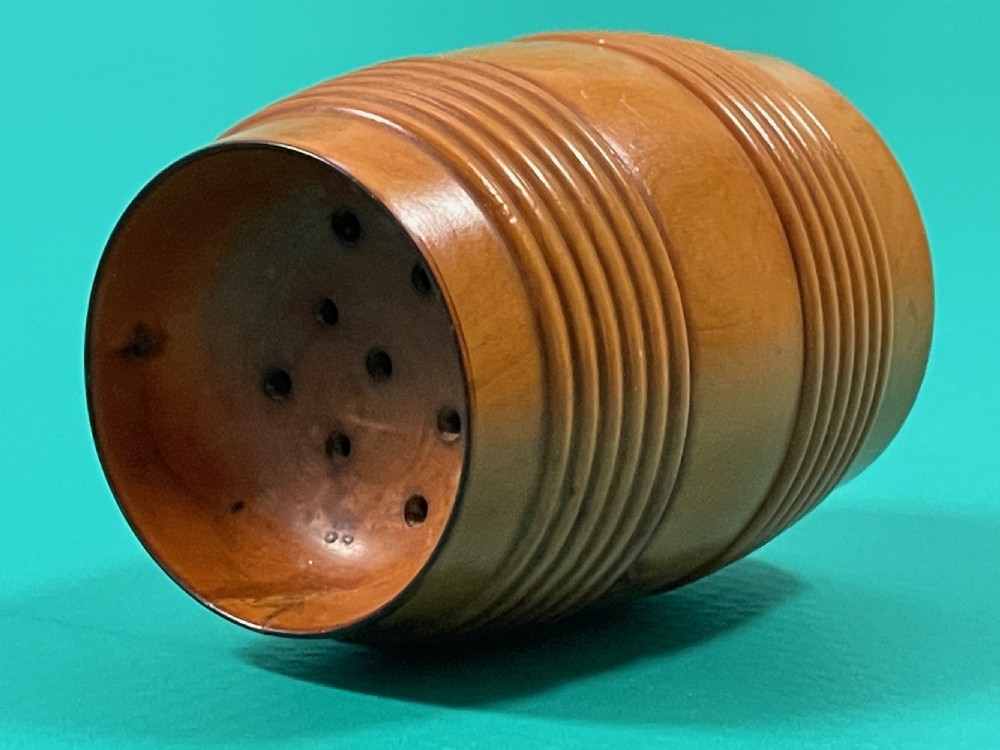 Antique Treen Pounce Pot View III