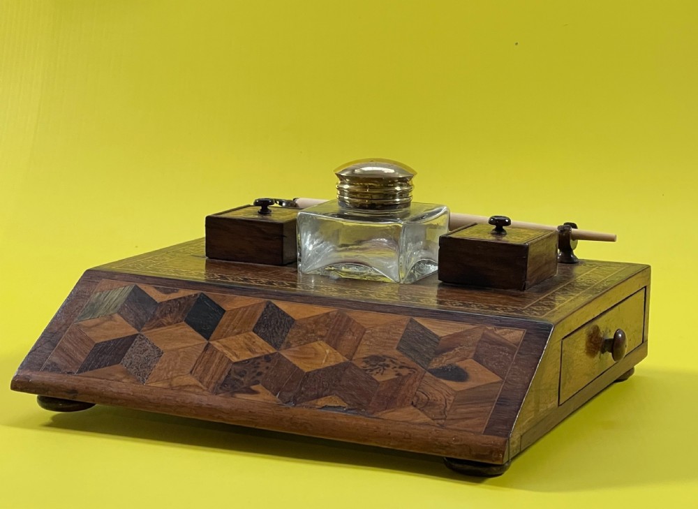 A Small Tunbridge Ware Desk Companion View II