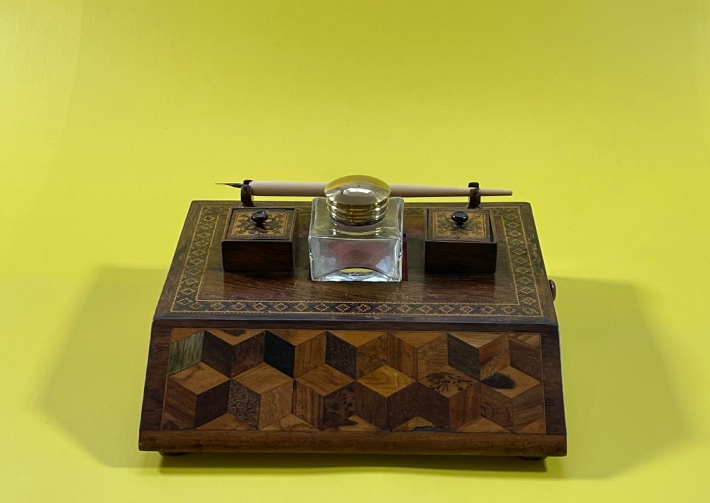A Small Tunbridge Ware Desk Companion View VI