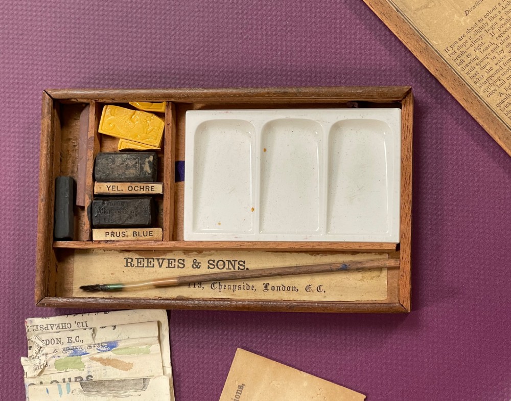 Antique Artist Box View VII