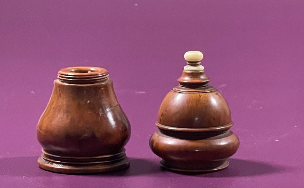 Antique Coquilla Nut Go to Bed View III