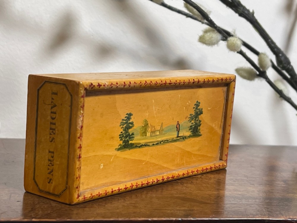 An Antique Ladies Pen Box
