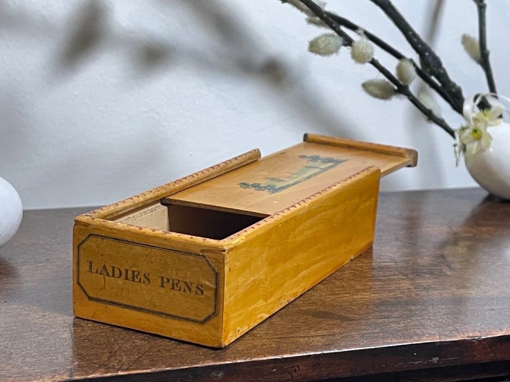 An Antique Ladies Pen Box View II