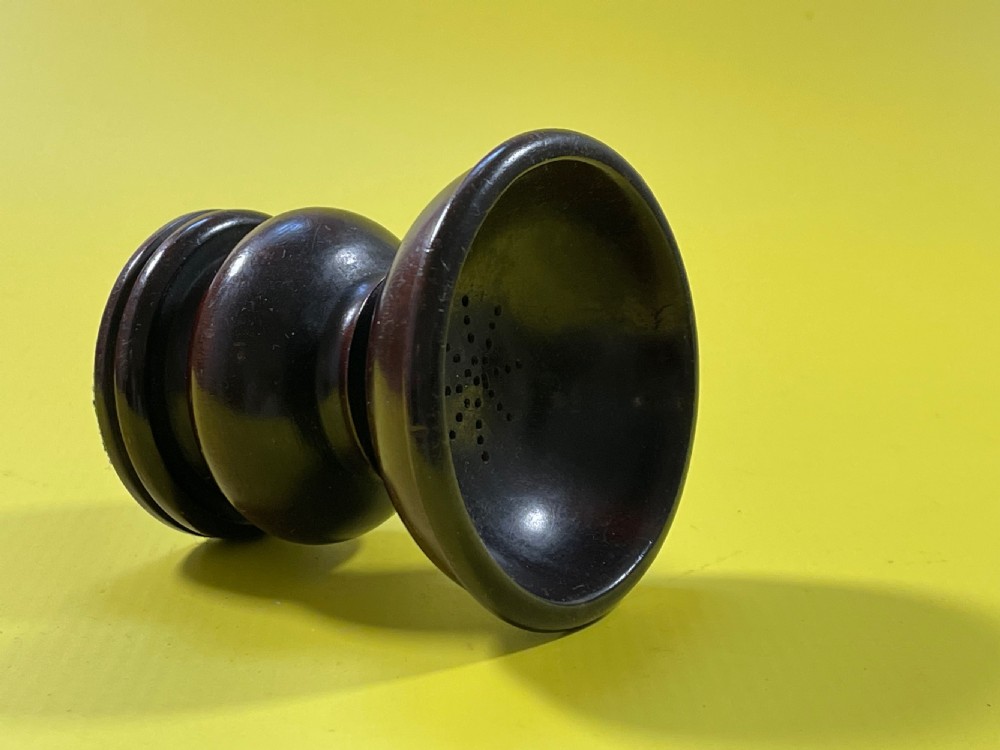 Antique Pounce Pot - treen View IV