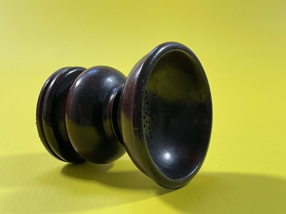 Antique Pounce Pot - treen View V