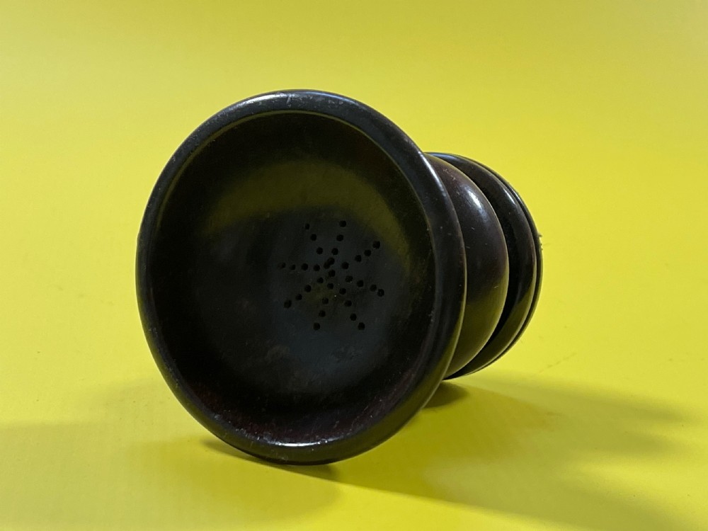 Antique Pounce Pot - treen View VI