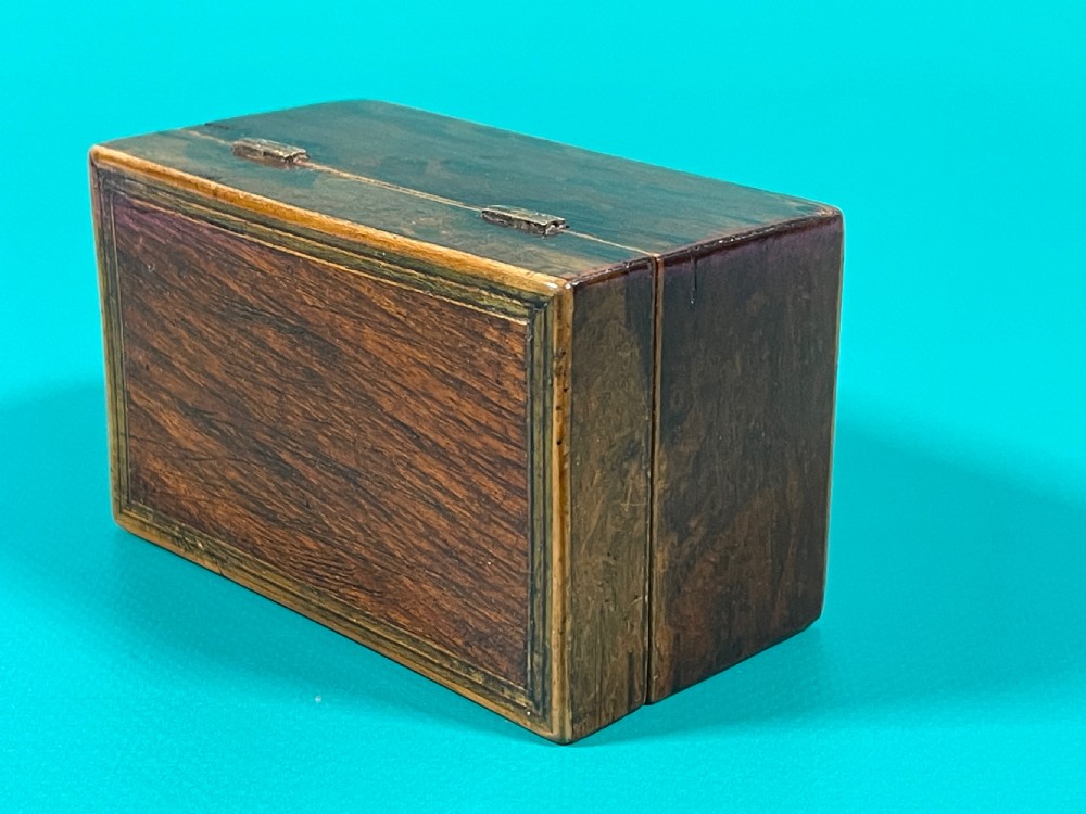 Antique Georgian Mini Box - Partridge Wood View V