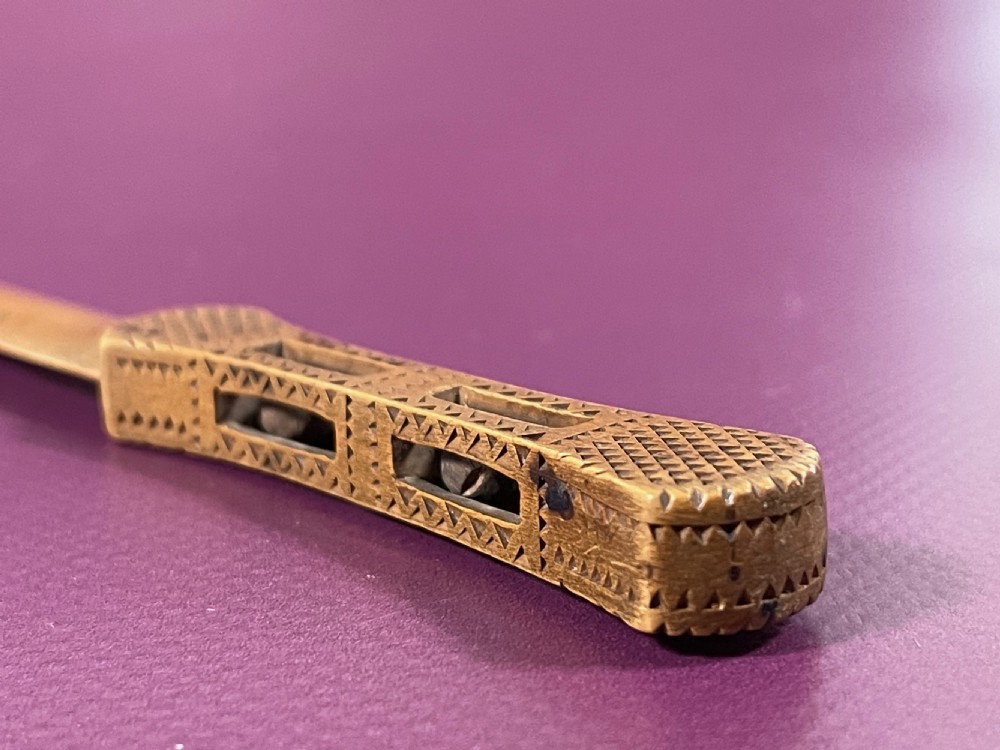 An Unusual Welsh Letter Opener - chip carved, open lantern View IV
