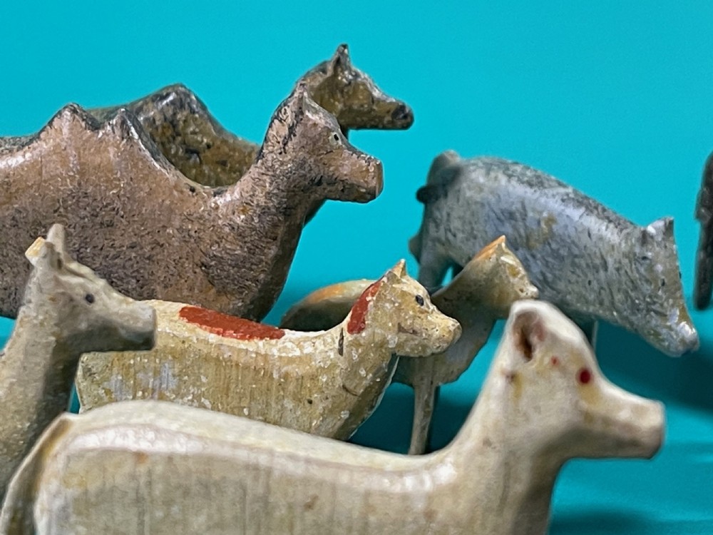 Antique Noahs Ark - 90+ animals & birds View XII