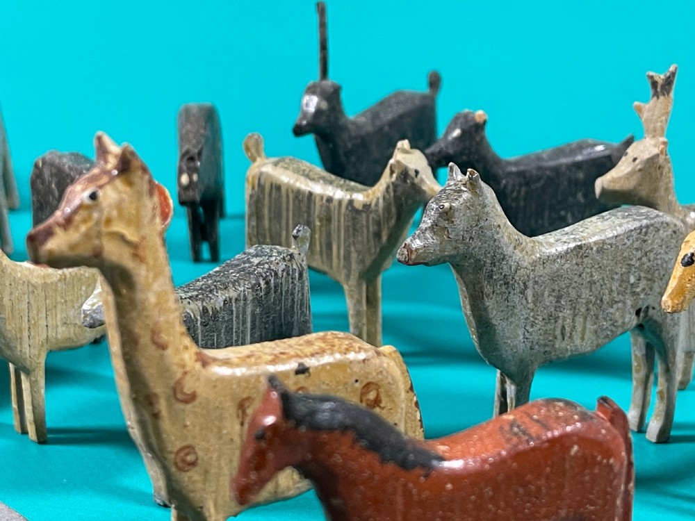 Antique Noahs Ark - 90+ animals & birds View XXVI