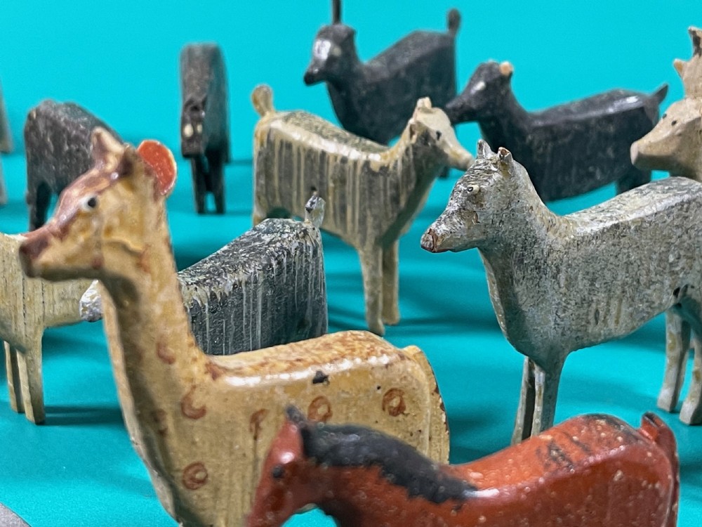 Antique Noahs Ark - 90+ animals & birds View XXVII
