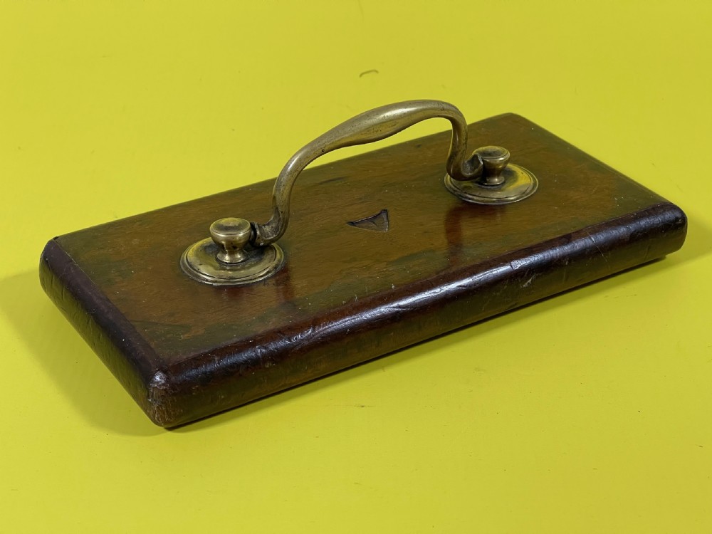 A Georgian Naval Chart Weight View IX