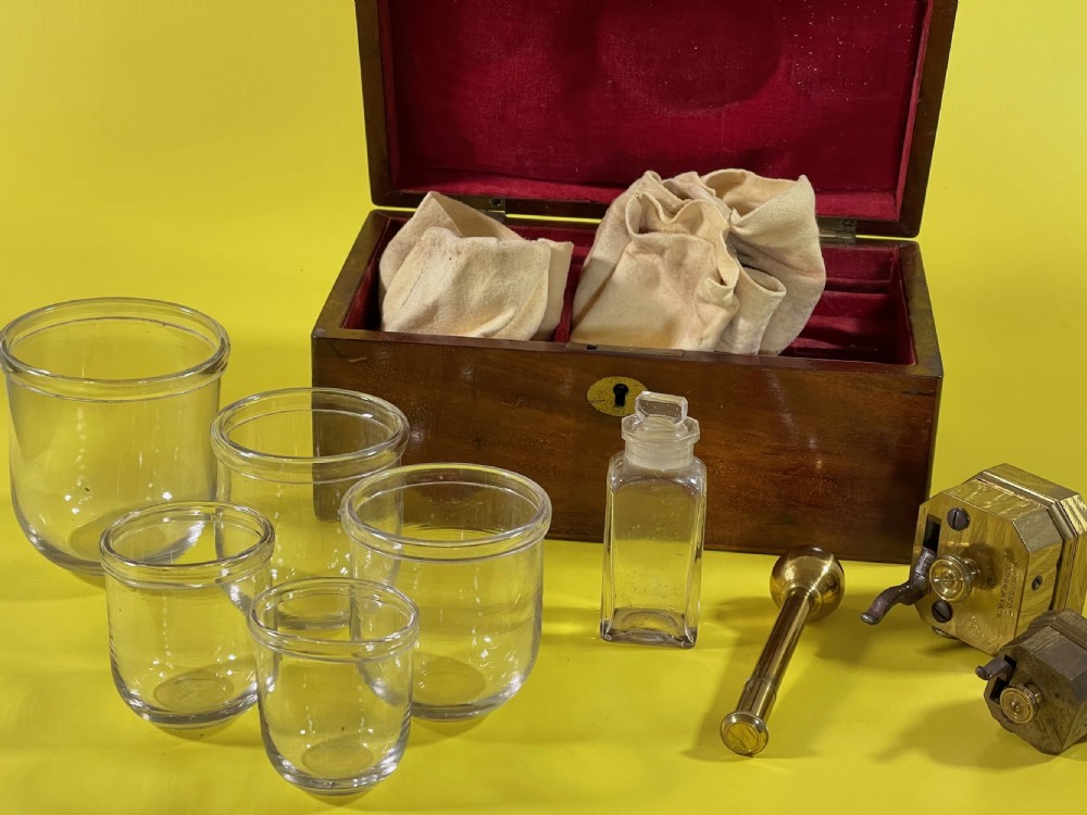 Antique Cupping Set - by London based S Maw & Son