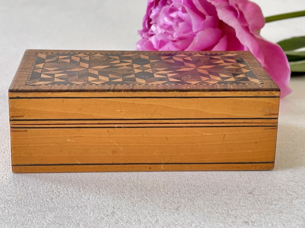 A Small Tunbridge Ware Sewing Box View VI