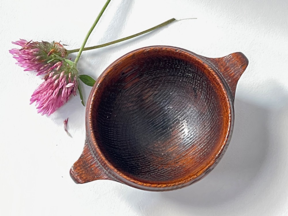 Antique Treen  Scottish Quaich View III