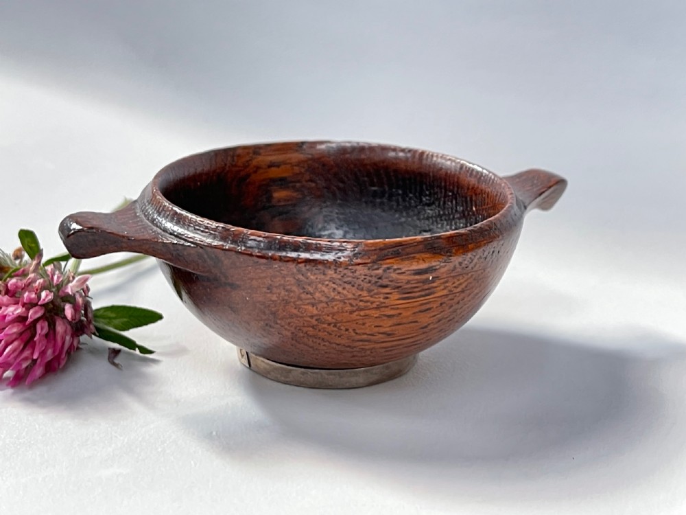Antique Treen  Scottish Quaich View IV
