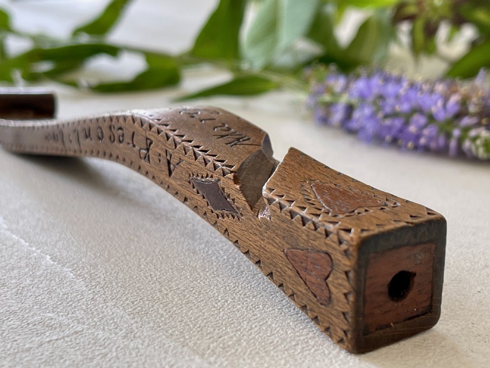  Antique Treen Knitting Sheath 