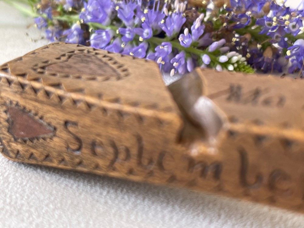  Antique Treen Knitting Sheath  View III