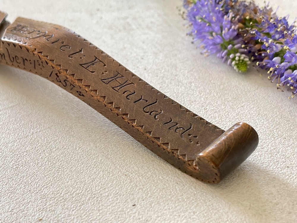  Antique Treen Knitting Sheath  View IX