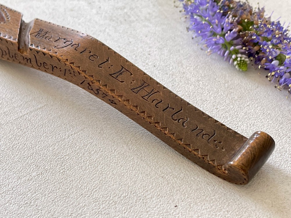  Antique Treen Knitting Sheath  View X