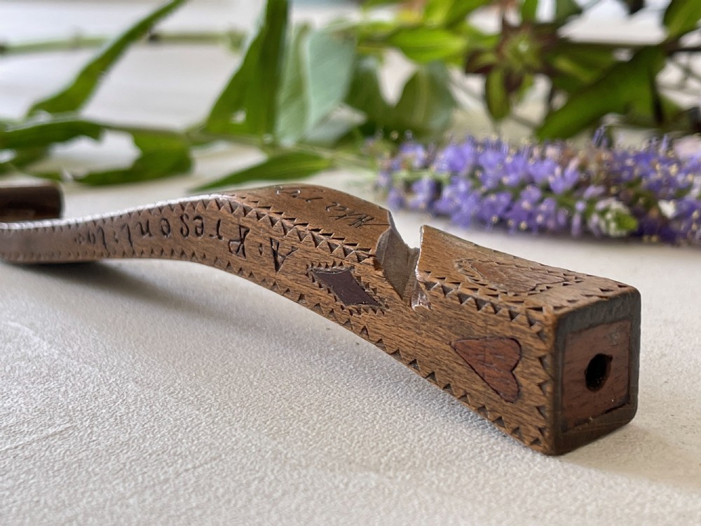  Antique Treen Knitting Sheath  View XIV