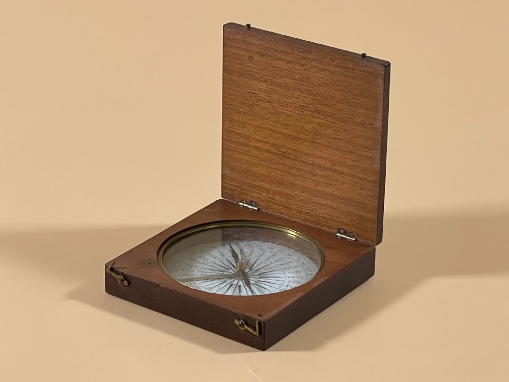 Antique Explorer's or Travelling Compass - larger size than most View III