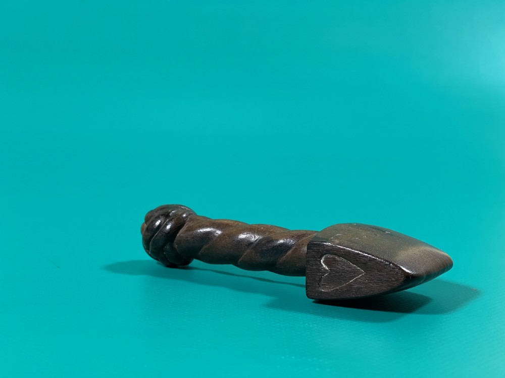 Antique Treen Sailor's Press View VII