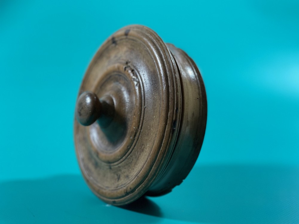 Antique Treen Spice Box  - From Dr Reckless Collection View II