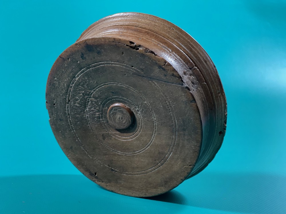 Antique Treen Spice Box  - From Dr Reckless Collection View IV
