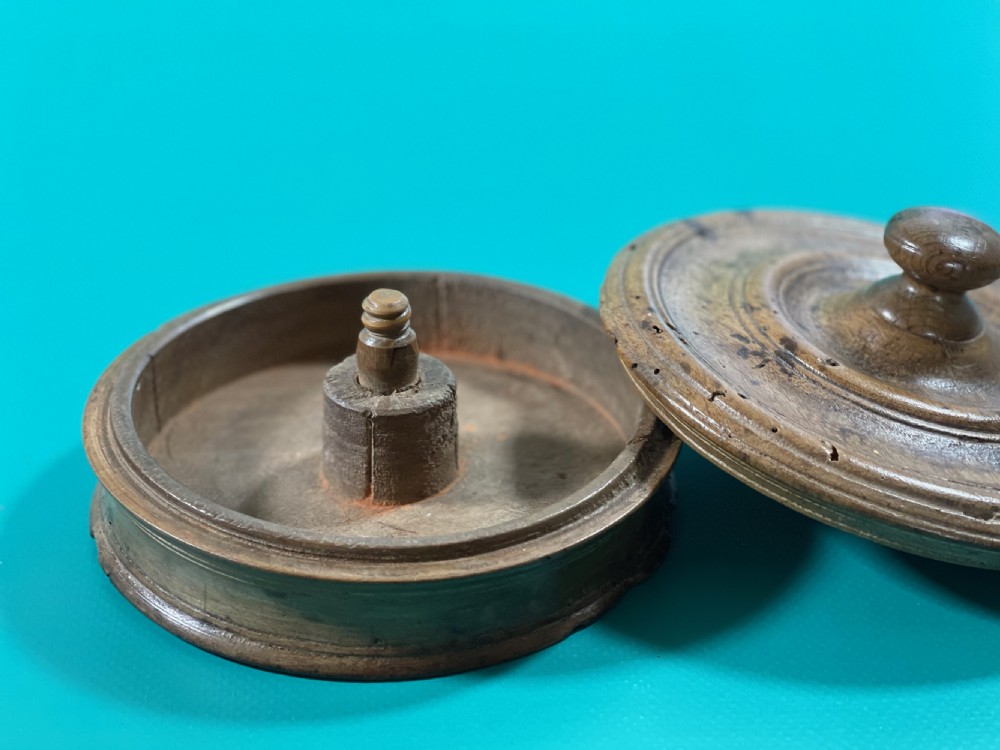 Antique Treen Spice Box  - From Dr Reckless Collection View V