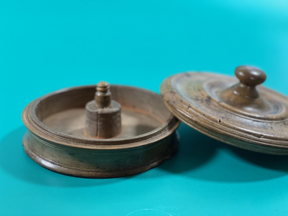 Antique Treen Spice Box  - From Dr Reckless Collection View VI