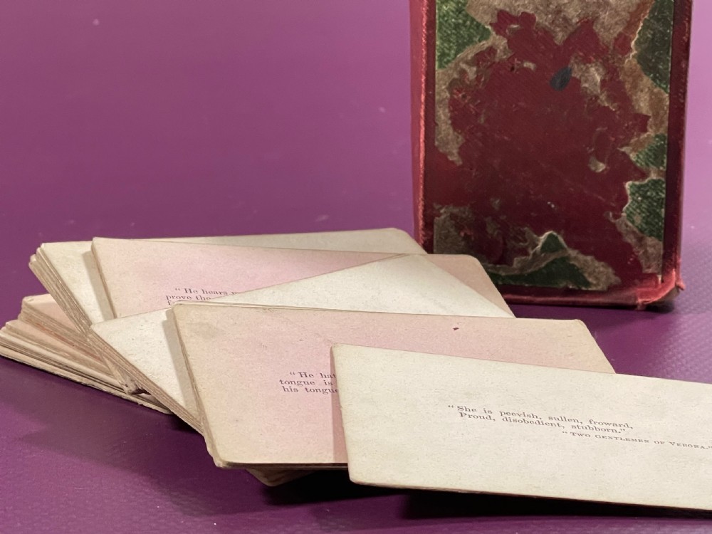 Antique Shakespeare Cards