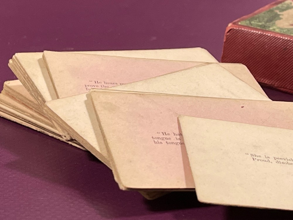 Antique Shakespeare Cards View III