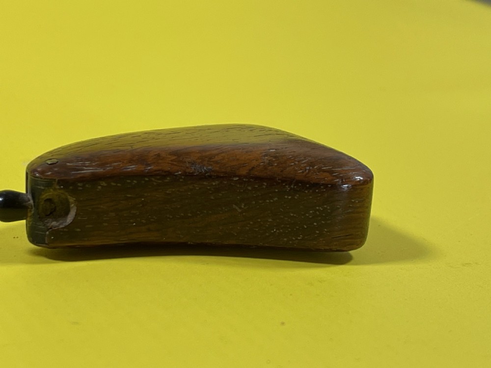 An Unusual Shaped Antique Treen Snuff Box View III