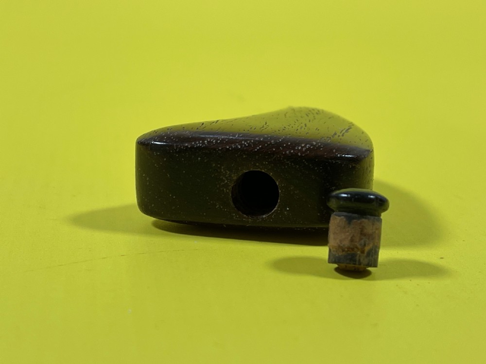 An Unusual Shaped Antique Treen Snuff Box View IX
