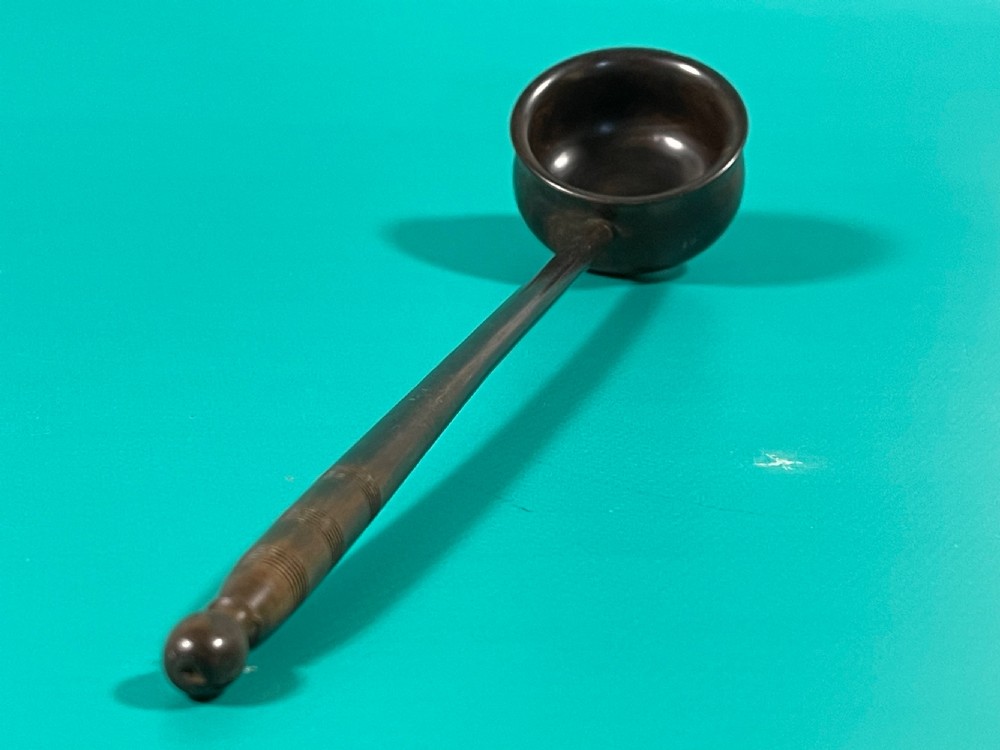 ANTIQUE TREEN PUNCH Ladle View V