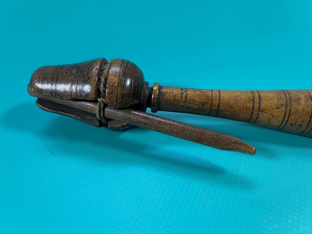 Antique Treen Teachers Clicker View IV
