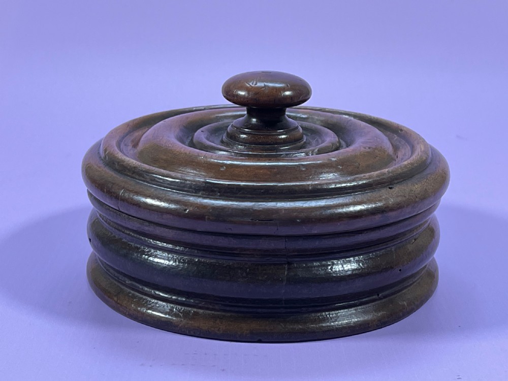 Antique Treen Spice Box View II