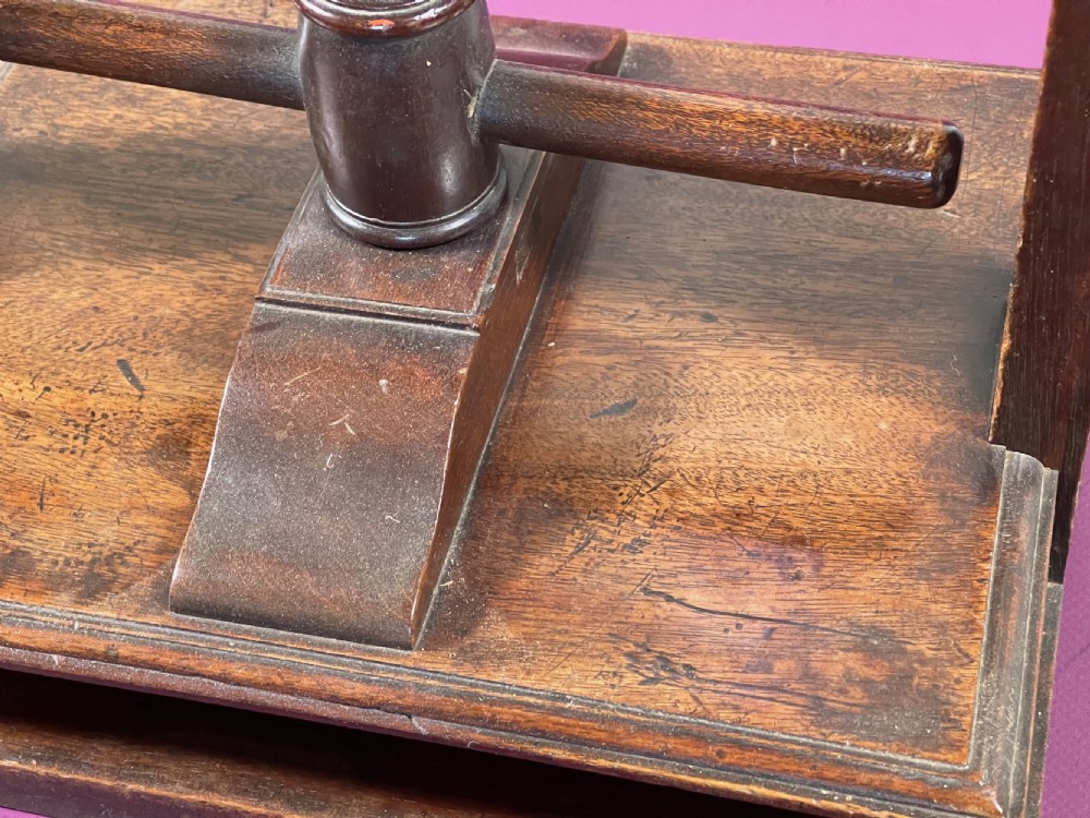 Antique Mahogany Book Press View VIII