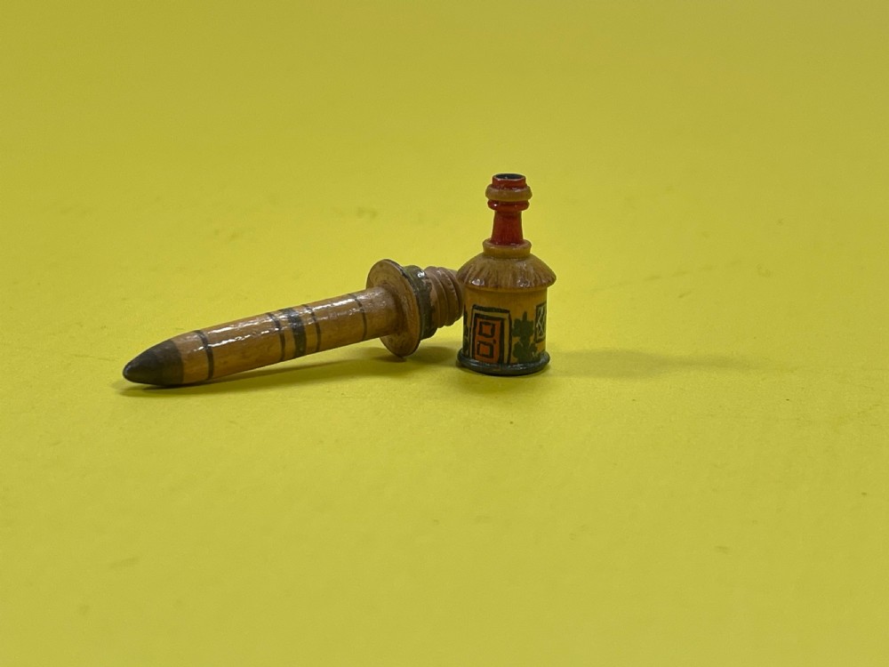 Antique Tunbridge Ware Cottage Needle Case View VII