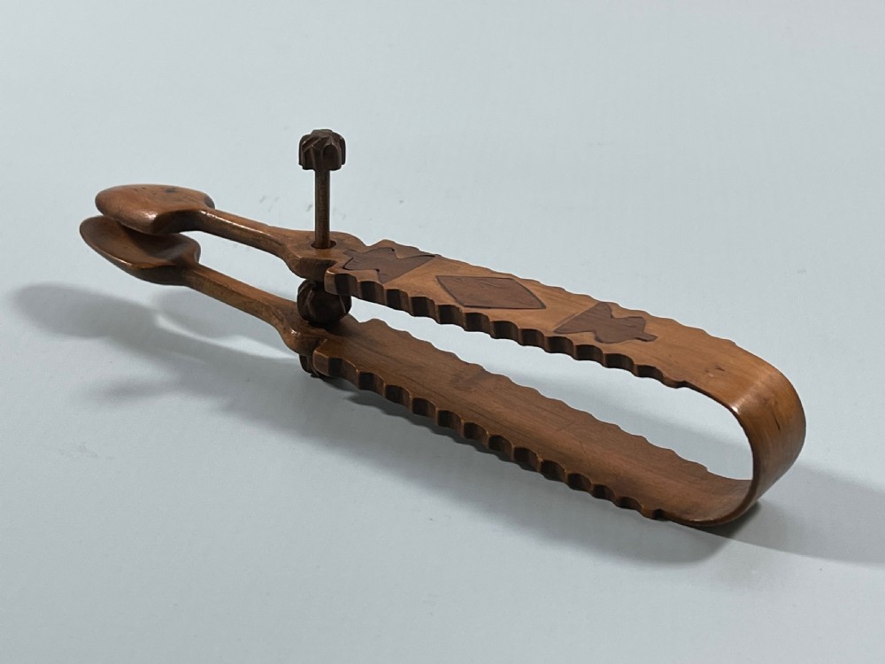Antique Treen Welsh Sugar Tongs View XIII