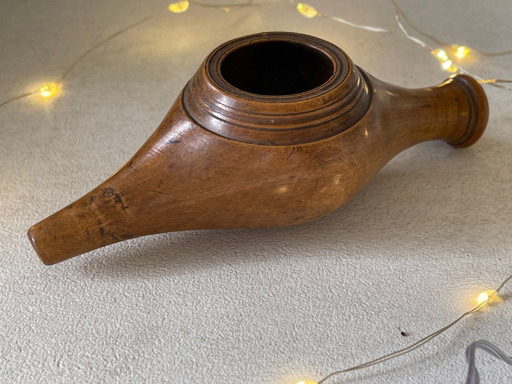Antique Treen Baby or Invalid Feeder