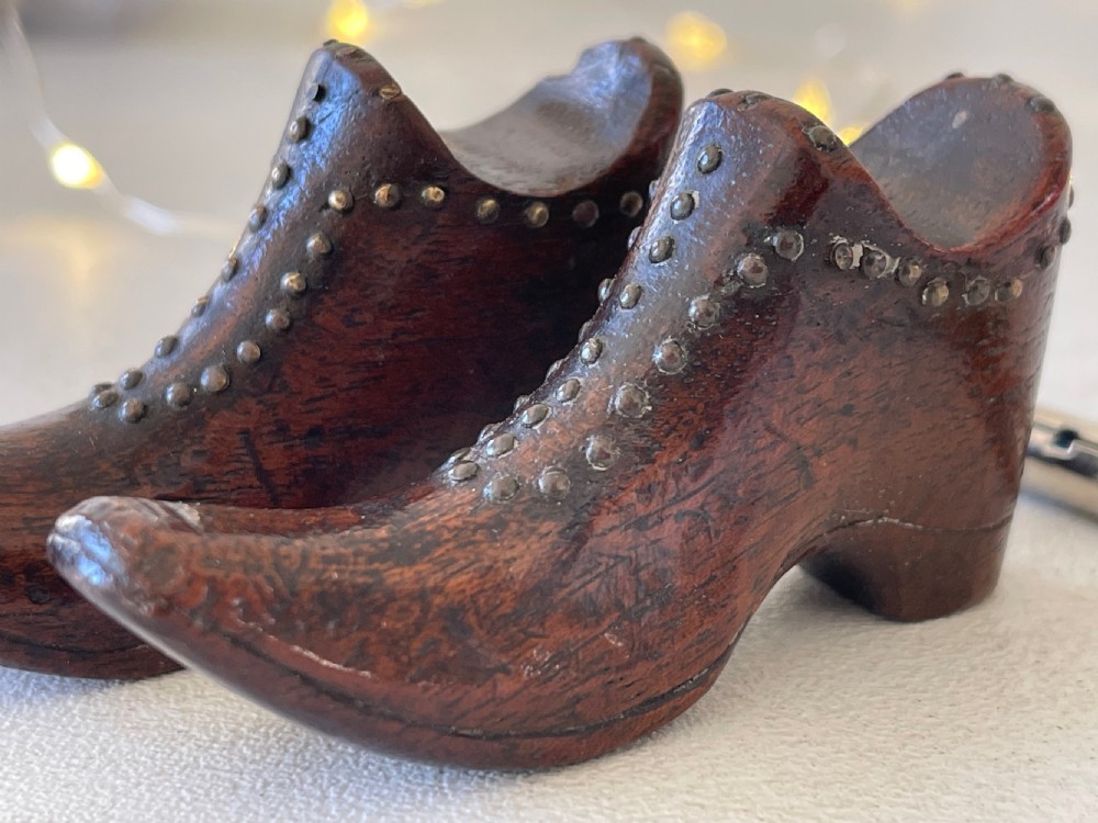A Pair of Antique Treen Pen Rests View II