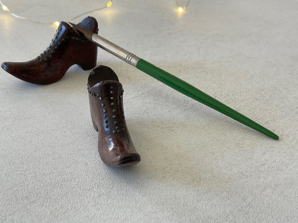 A Pair of Antique Treen Pen Rests View IV