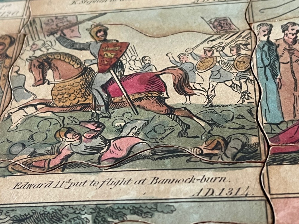 A Rare Puzzle In original box - depicting Caesars landing to death of Richard III View X
